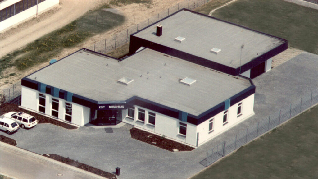 KST Gebäude 1992 - Luftaufnahme